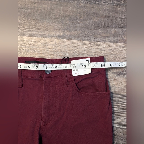 Express jeans mid-rise stretch leggings. 4S - Picture 3 of 7